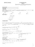 Đề ôn tập toán 12 có đáp án (138)