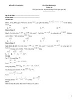 Đề ôn tập hình học lớp 12 (221)