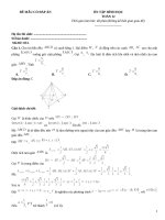 Đề ôn tập hình học lớp 12 (253)