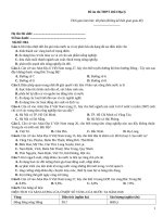 Đề ôn thi thpt 2023 địa lý   mã đề 004