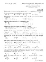 Đề ôn khảo sát chất lượng thptqg môn toán  (823)