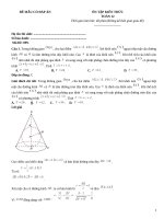 Đề ôn tập toán 12 có đáp án (199)