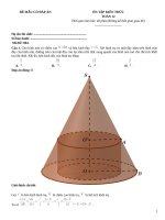 Đề ôn tập toán 12 có đáp án (164)