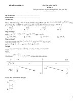 Đề ôn tập toán 12 có đáp án (145)