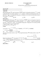 Đề ôn tập toán 12 có đáp án (127)