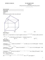 Đề ôn tập toán 12 có đáp án (57)