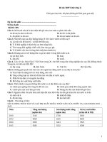 Đề thi thpt 2021 địa lý   mã đề 599