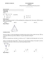 Đề ôn tập hình học lớp 12 (388)
