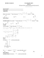 Đề ôn tập toán 12 có đáp án (21)