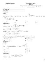 Đề ôn tập toán 12 có đáp án (356)