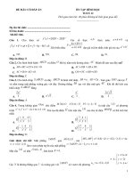Đề ôn tập hình học lớp 12 (366)