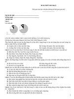 Đề thi thpt 2023 địa lý   mã đề 047