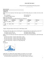 Đề thi thpt 2021 địa lý   mã đề 517