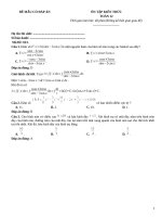 Đề ôn tập toán 12 có đáp án (123)