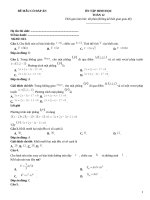 Đề ôn tập hình học lớp 12 (123)