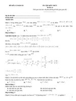 Đề ôn tập toán 12 có đáp án (19)