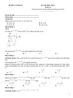 Đề ôn tập toán 12 có đáp án (235)
