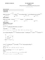 Đề ôn tập toán 12 có đáp án (62)