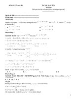 Đề ôn tập giải tích lớp 12 (695)