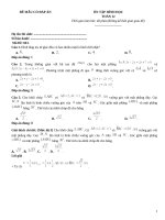 Đề ôn tập hình học lớp 12 (243)