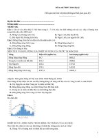 Đề ôn thi thpt 2019 địa lý   đề số 526