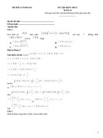 Đề ôn tập toán 12 có đáp án (61)