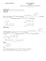 Đề ôn tập hình học lớp 12 (155)