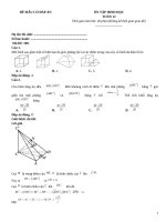 Đề ôn tập hình học lớp 12 (200)