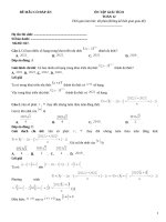 Đề ôn tập giải tích lớp 12 (327)