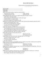 Đề ôn thi thpt 2023 địa lý   mã đề 100