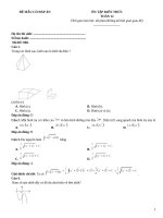 Đề ôn tập kiến thức toán 12 có giải thích (268)