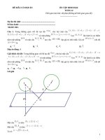 Đề ôn tập hình học lớp 12 (103)