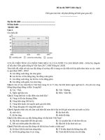 Đề ôn thi thpt 2021 địa lý   đề số 100