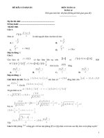 Đề ôn tập  toán 12 (260)
