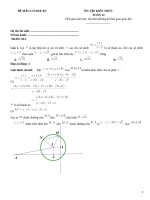 Đề ôn tập toán 12 có đáp án (323)