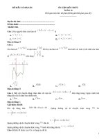 Đề ôn tập toán 12 có đáp án (18)