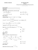 Đề ôn tập toán 12 có đáp án (158)