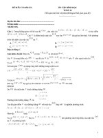 Đề ôn tập hình học lớp 12 (335)