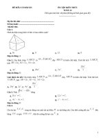Đề ôn tập toán 12 có đáp án (161)