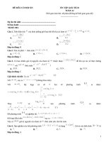 Đề ôn tập giải tích lớp 12 (3)
