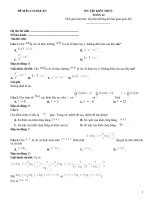 Đề ôn tập toán 12 có đáp án (56)