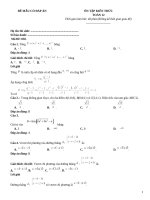 Đề ôn tập toán 12 có đáp án (350)