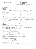 Đề ôn tập hình học lớp 12 (378)