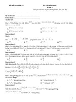 Đề ôn tập hình học lớp 12 (49)