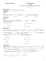 Đề ôn tập hình học lớp 12 (175)