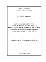 (Luận Văn Thạc Sĩ) Quản Lí Hoạt Động Bồi Dưỡng Cán Bộ Quản Lý Trường Tiểu Học Của Phòng Giáo Dục Và Đào Tạo Thành Phố Hạ Long, Tỉnh Quảng Ninh Theo Định Hướng Đổi Mới Chương Trình Giáo Dục Phổ Thông.pdf