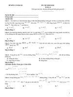 Đề ôn tập hình học lớp 12 (183)