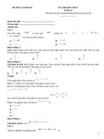 Đề ôn tập toán 12 có đáp án (133)