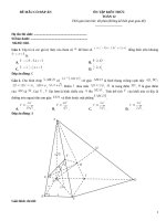 Đề ôn tập toán 12 có đáp án (228)
