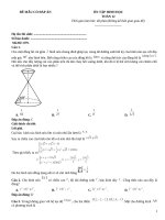 Đề ôn tập hình học lớp 12 (179)